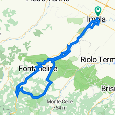 Giro gravel ciclo via del Santerno - Giro gravel ciclo via del Santerno