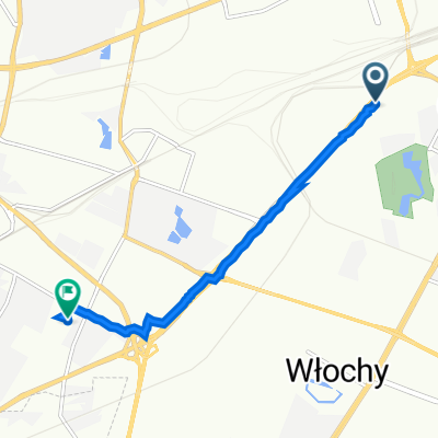 al Jerozolimskie 179, Warszawa do Józefa Chełmońskiego 13, Warszawa