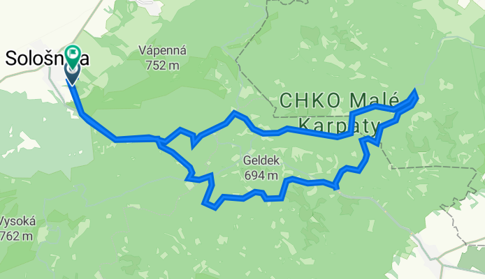 Sološnica- vodná nádrž Parina-Jelenec- Sološnica