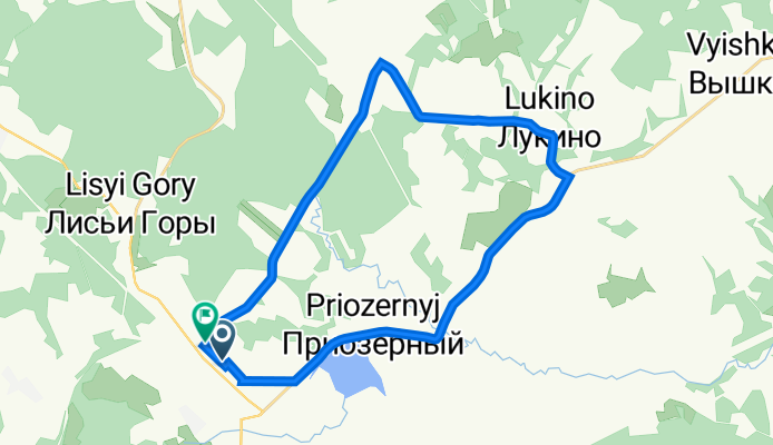 От Лихославльская улица 17 до улица Вагжанова 1, Лихославль