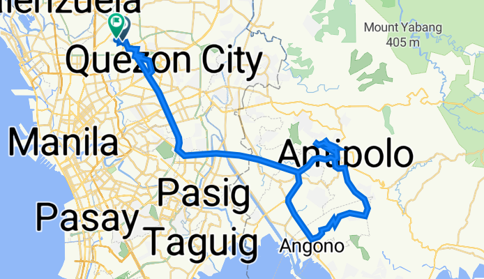 Quezon City to Saint Andrew, Quezon City