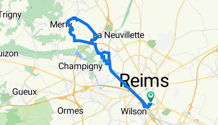 2 Rue Cardinal Suhard, Reims à 7 Rue Cardinal Suhard, Reims