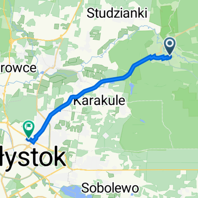 Cieliczańska 11, Supraśl do Walentego Lewandowskiego 6, Białystok
