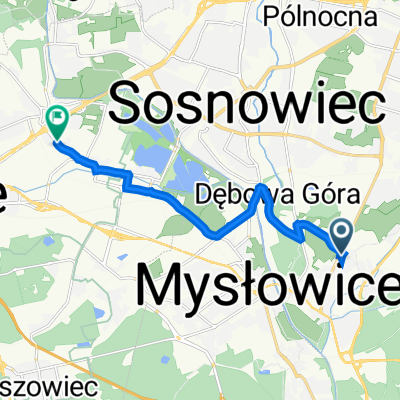 Wojska Polskiego 101, Sosnowiec to Gen Józefa Hallera 46, Katowice