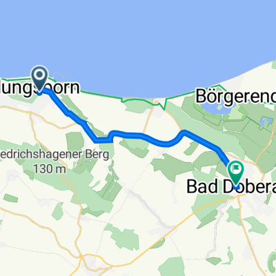 Strandstraße 12, Kühlungsborn nach Am Markt 16, Bad Doberan