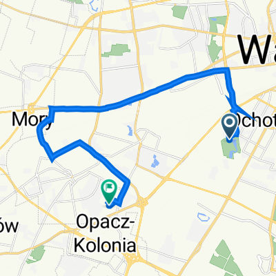 Drawska 24, Warszawa do Gen Felicjana Sławoja Składkowskiego 4, Warszawa
