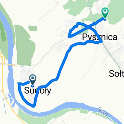 Błonie 32, Pysznica do Modrzewiowa 19, Pysznica