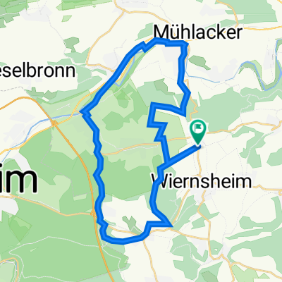 Hauptstraße 62/1, Wiernsheim nach Hauptstraße 64, Wiernsheim