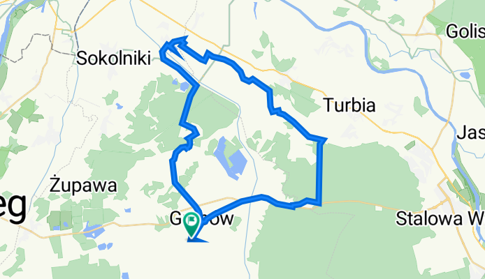 Szlachecka 88, Grębów do Grębów 326, Grębów