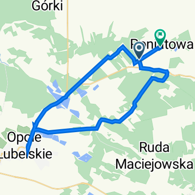 Kraczewicka 200, Poniatowa do Kraczewicka 25, Poniatowa
