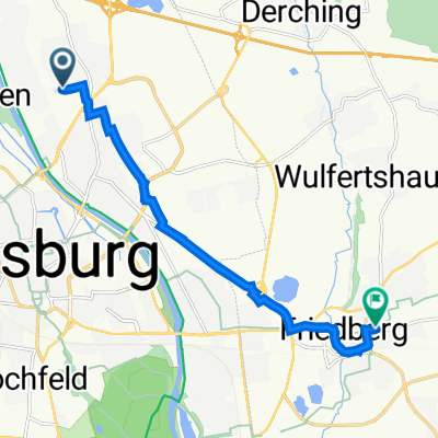 Karlsbader Straße 41, Augsburg nach Friedberg, Krankenhaus