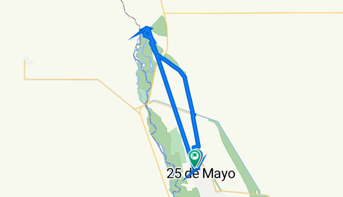 salida en 25..