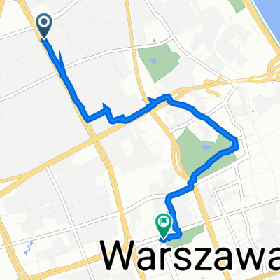 al Jana Pawła II 72, Warszawa do E Plater, Warszawa