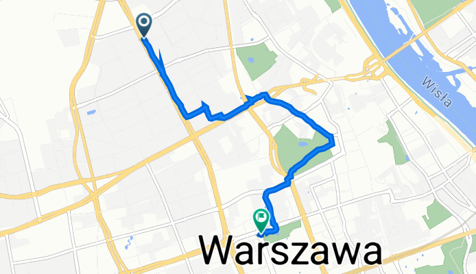 al Jana Pawła II 72, Warszawa do E Plater, Warszawa