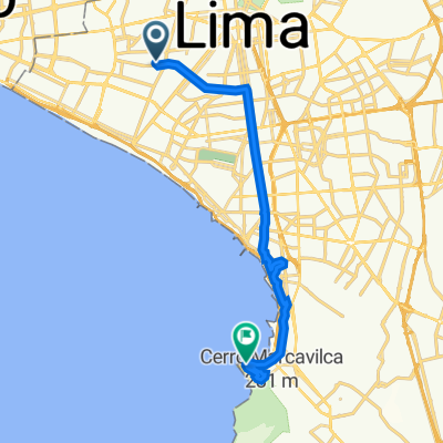 De Córdova 1154, Pueblo Libre a Cima del Morro Solar, Chorrillos