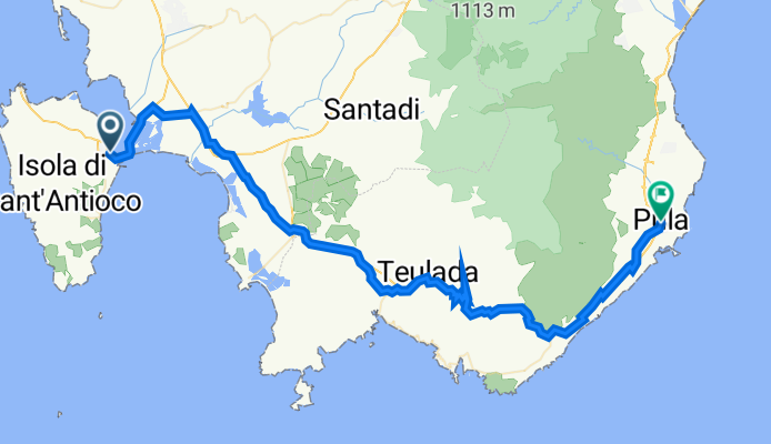 Sant' Antico to Pula