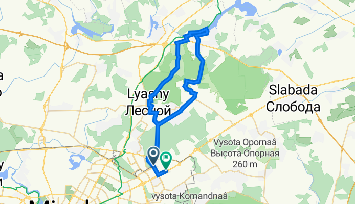 Уручье-Боровляны-Узборье-Раубичи on GPSies.com