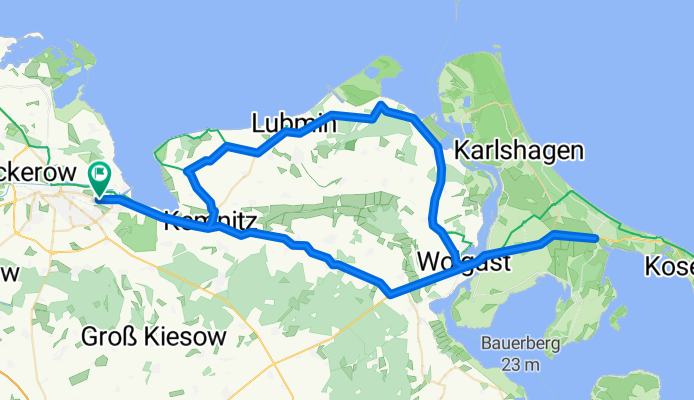 Greifswald - Zinnowitz - Greifswald