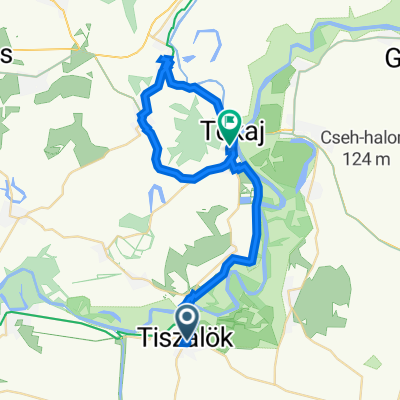 Tiszalök - Tokaj kör