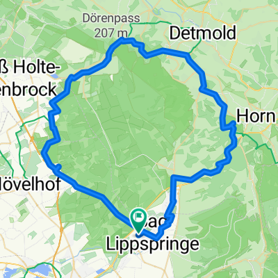 Bad Lippspringe-Emsquelle-Externsteine-Bad Lippspringe