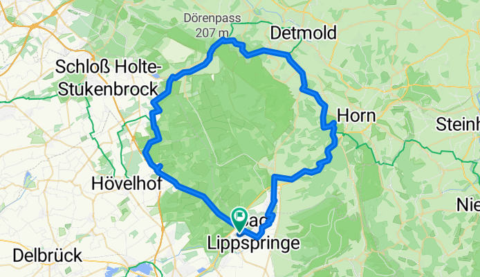 Bad Lippspringe-Emsquelle-Externsteine-Bad Lippspringe