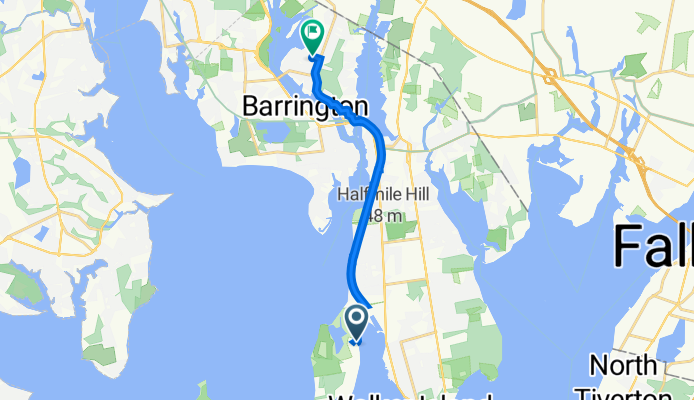 Poppasquash Road 99, Bristol to Robbins Drive 10, Barrington