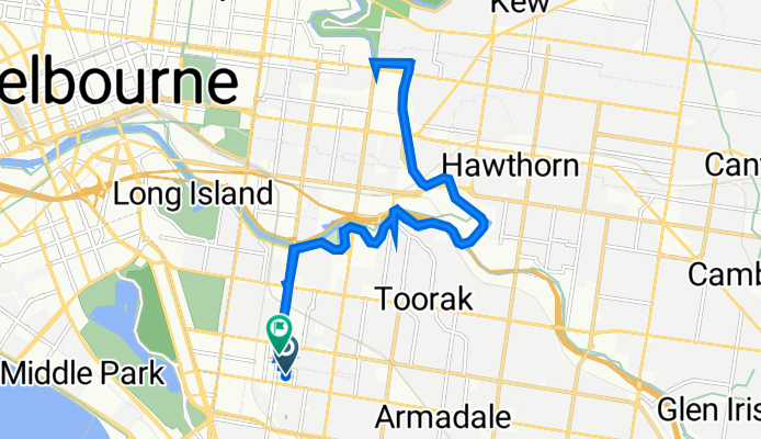 25 Clifton St, Prahran to 288 Chapel St, Prahran