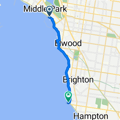 Bay Trl, St Kilda West to Central Ward, Brighton