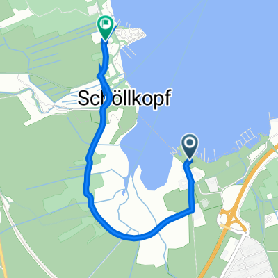 Birkenallee 54, Bernau am Chiemsee nach Harrasser Straße 143, Prien am Chiemsee