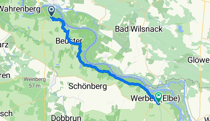 Dorfstraße 2, Seehausen (Altmark) do Räbelsche Straße 35, Werben