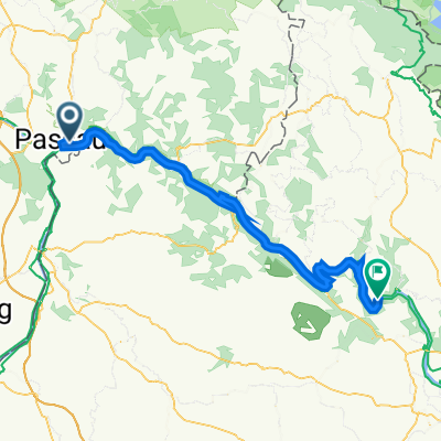 DRW 1A1: Passau--Kasten--WKW Jochenstein (Jausenstation)--Niederranna--Schloss Freizell--Schlögen/Au (Fähre)--Kobling (Fähre)--Exlau Gasthof