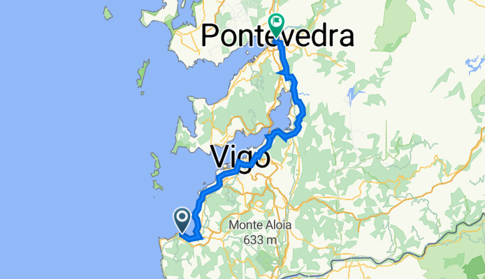 Calle de Lorenzo de la Carrera, 16–98, Baiona à Rúa Michelena, 17, Pontevedra