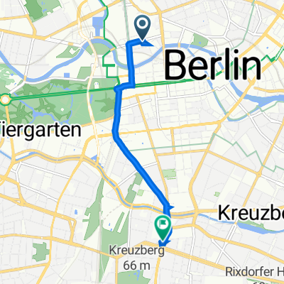 Reinhardtstraße 27B, Berlin nach Mehringdamm 34, Berlin