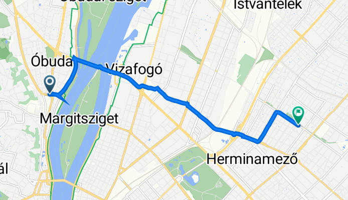 Lajos utca 80, Budapest - Rákospatak utca 54b, Budapest