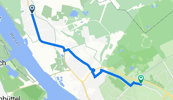 Rekumer Straße 62, Bremen to Ermlandstraße 98, Bremen