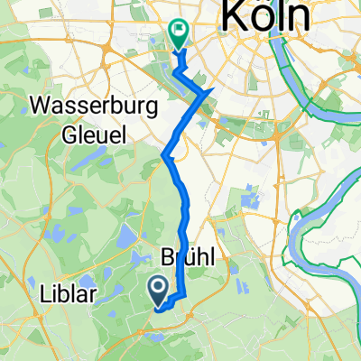 Auf dem Gallberg 44, Brühl nach Werthmannstraße 1, Köln