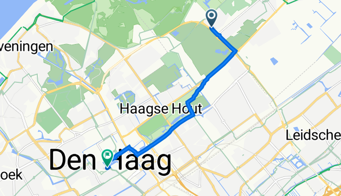 Zijdeweg 26A, Wassenaar nach Buitenhof 34, Den Haag