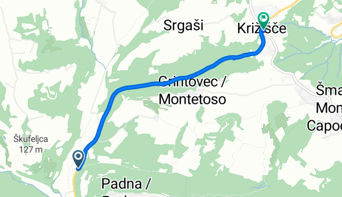 Regionalna Cesta 11, Sečovlje to Srgaši 37B, Šmarje
