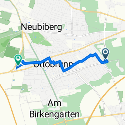 Ottostraße 133, Ottobrunn nach Daimlerstraße 11, Ottobrunn