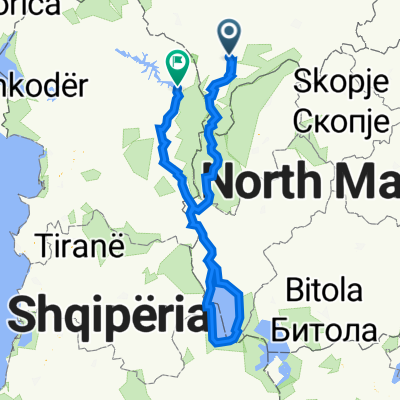 Route from Adem Jashari, Prizren