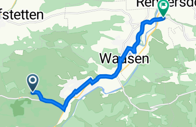 Route in der Bikemap App öffnen