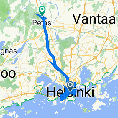 Kaivokatu, Helsinki to Keimolankaarre, Vantaa