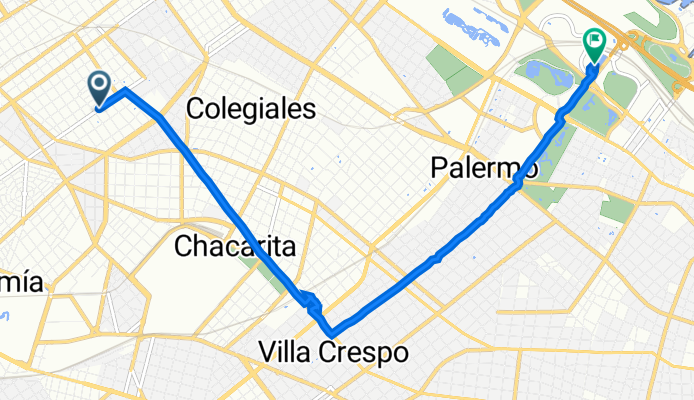 La Pampa 4025, Buenos Aires to Comuna 14, Buenos Aires