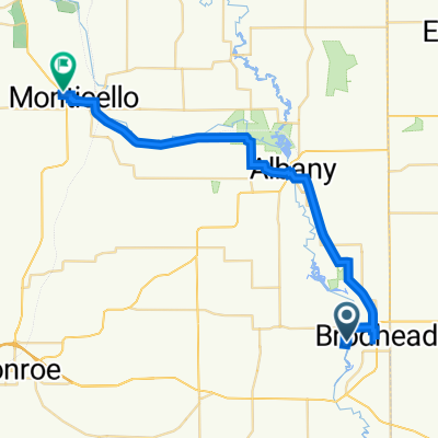 Brodhead to Monticello