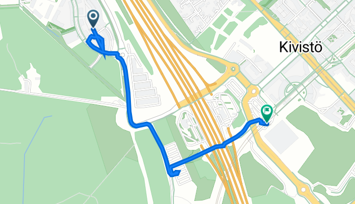 Leksankuja 4, Vantaa to Kivistö, Vantaa