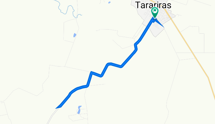 De Montevideo 1695, Tarariras a Paysandú 1691, Tarariras
