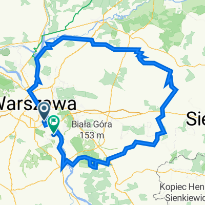 Przyczółkowa 394, Warszawa do Wspólna 160, Bielawa