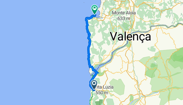 Rua de Pedarroso, Âncora to Avenida Arquitecto Jesús Valverde, 3, Baiona