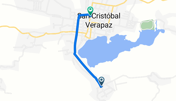 Ruta a 9G8C+Q8P, San Cristóbal Verapaz