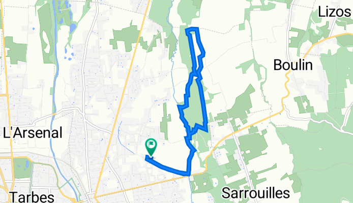 De Rue des Peupliers 7, Aureilhan à Rue des Peupliers 7, Aureilhan